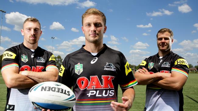 Bryce Cartwright, Matt Moylan and Trent Merrin are ready for the season ahead.