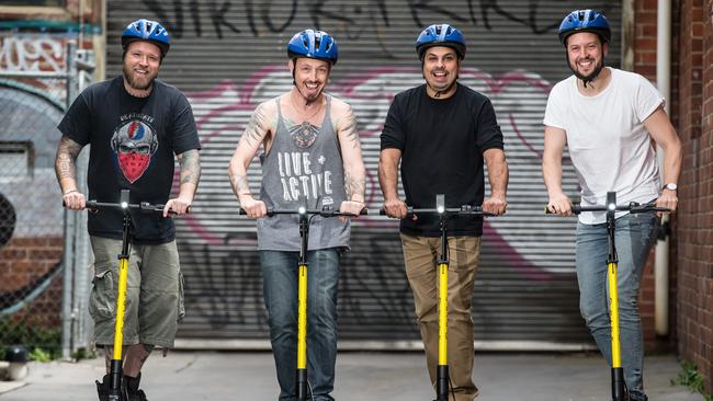 RIDE e-scooters are coming to the Adelaide CBD. Picture: Sarah Matray