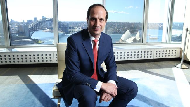 AMP CEO Francesco De Ferrari. Photo: Britta Campion for The Australian