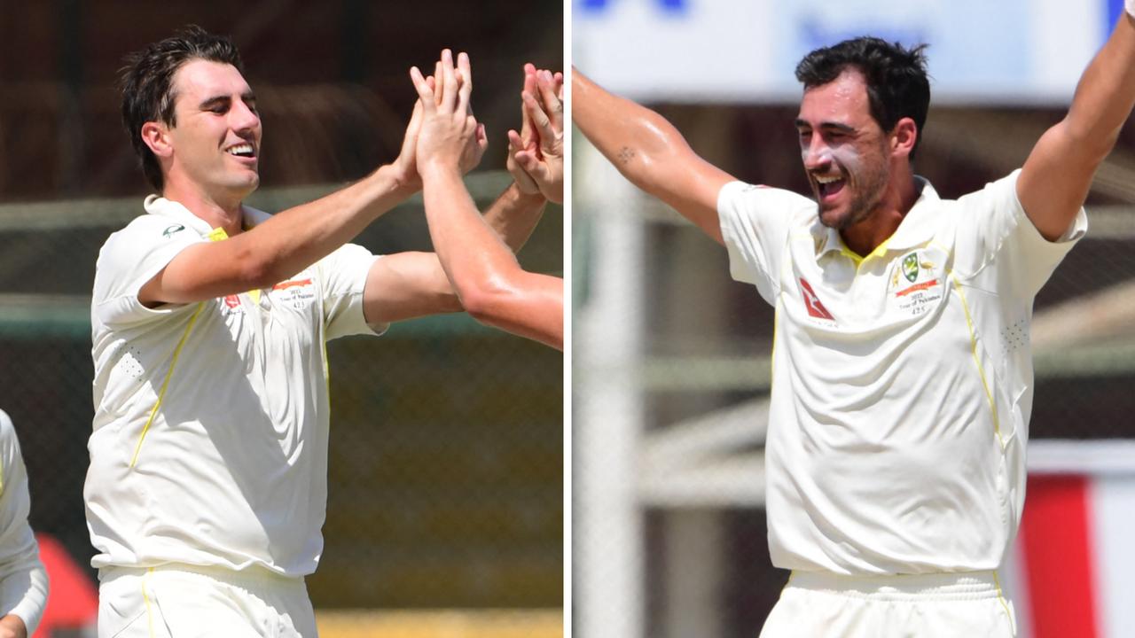 Pat Cummins and Mitchell Starc