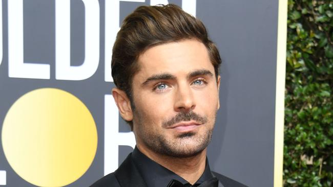 Zac Efron is making himself at home in Australia. Picture: Valerie Macon/AFP.