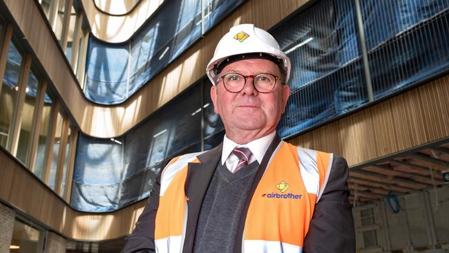 Professor Dom Geraghty, UTAS Pro Vice-Chancellor (Launceston), at the university's new River's Edge Building. Picture: Supplied