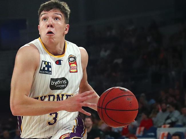 MELBOURNE, AUSTRALIA - FEBRUARY 27: Dejan Vasiljevic of the Kings dribbles the ball during the NBL Cup match between Melbourne United and the Sydney Kings at John Cain Arena on February 27, 2021, in Melbourne, Australia. (Photo by Kelly Defina/Getty Images)