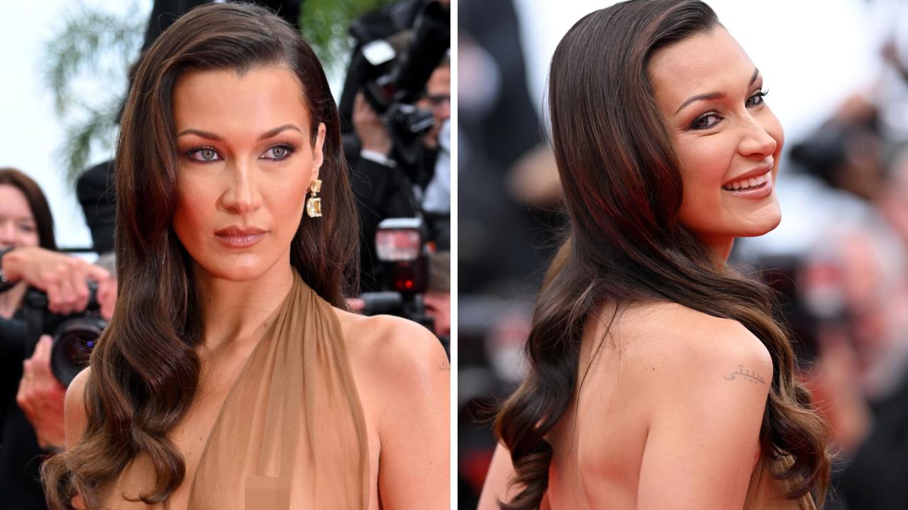 Bella Hadid hits Cannes red carpet in see-through dress
