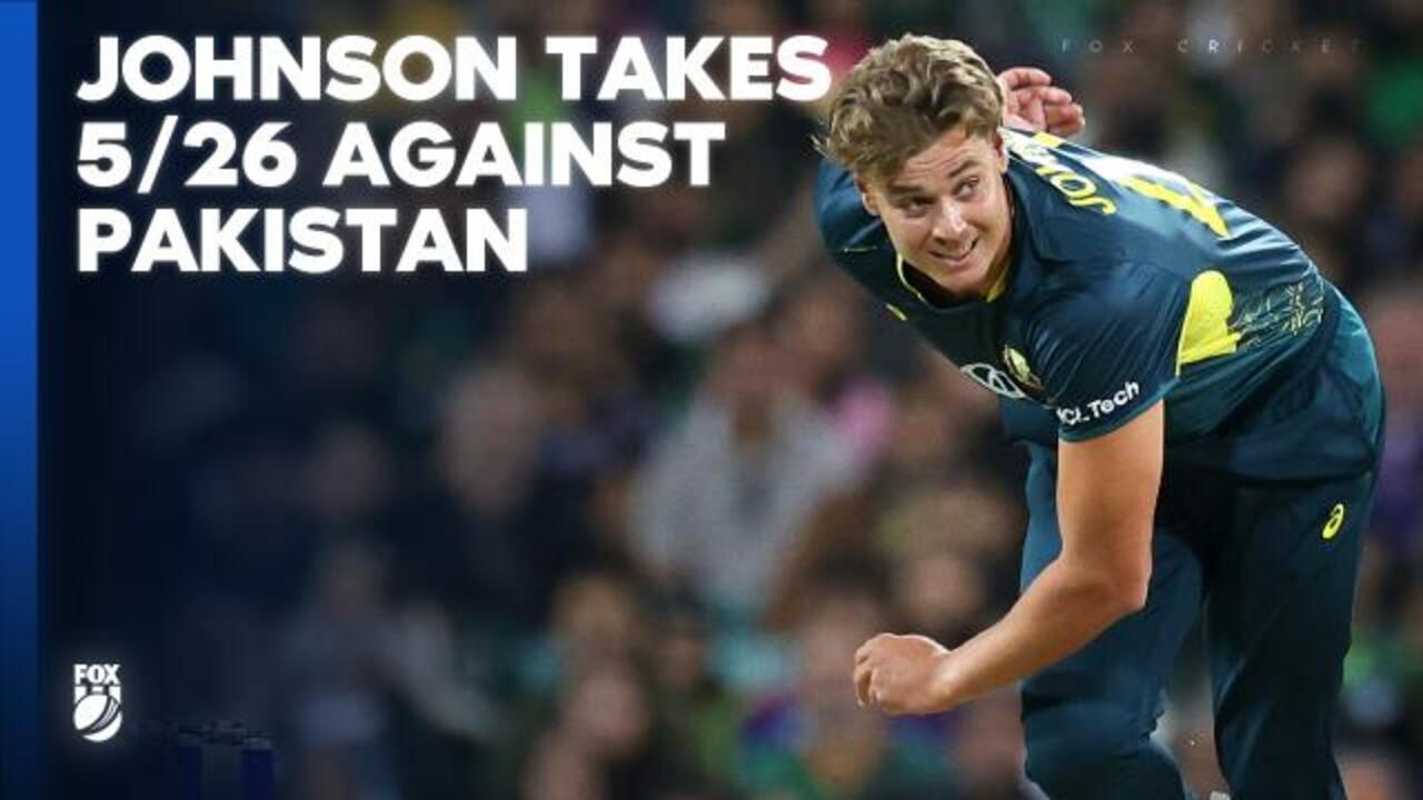 Johnson takes 5 as Aussies win series