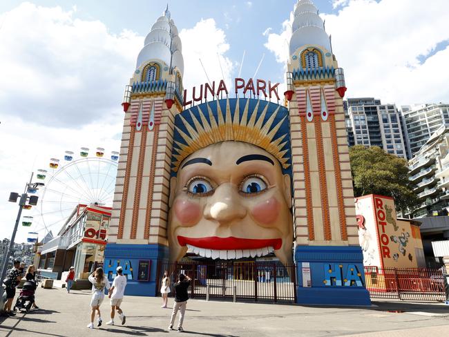 DAILY TELEGRAPH DECEMBER 2, 2024. Luna Park at Milsons Point which has just sold for 70 million dollars. Picture: Jonathan Ng