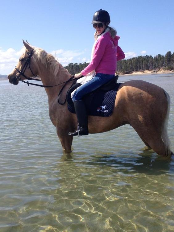 Ellie Price grew up at Rokeby and loved riding horses and presenting them at equestrian shows with her mother. She also used to go horseriding on the property of Athol Tollard, her childhood father figure, who was brutally murdered in 2004. Picture: Facebook