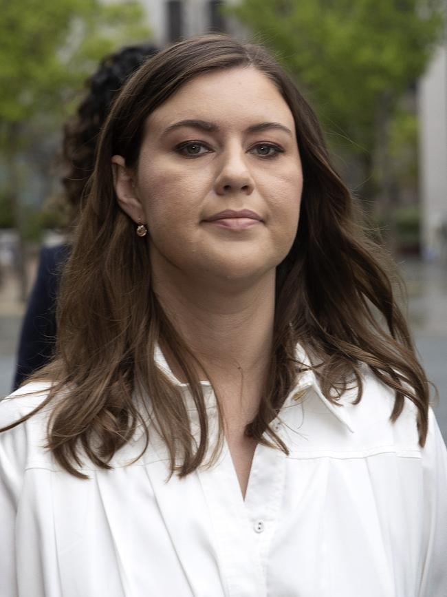 Brittany arrives at court for day four of the trial. Picture: NCA NewsWire / Gary Ramage