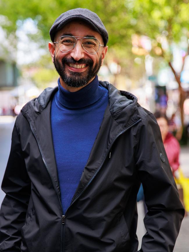 Alex Atzori, in Chatswood. Picture: Justin Lloyd