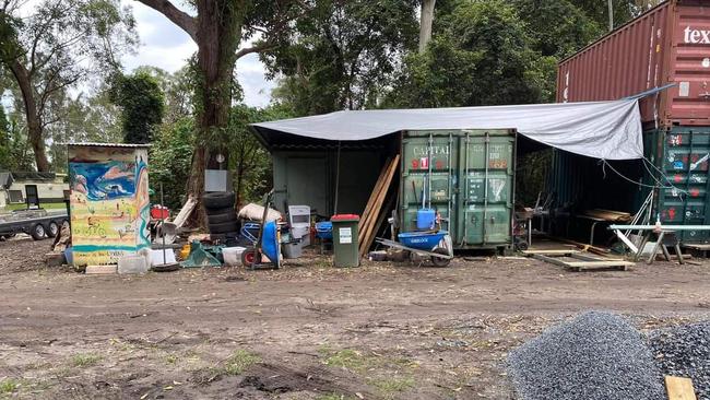 Arrawarra Beach Holiday Park has become unsightly. Picture: Supplied