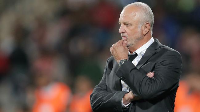 Australia coach Graham Arnold: ‘This program will continue for these kids and we’re going to get great footballers from that. It’s a huge thing for Australian football.’ Picture: AFP