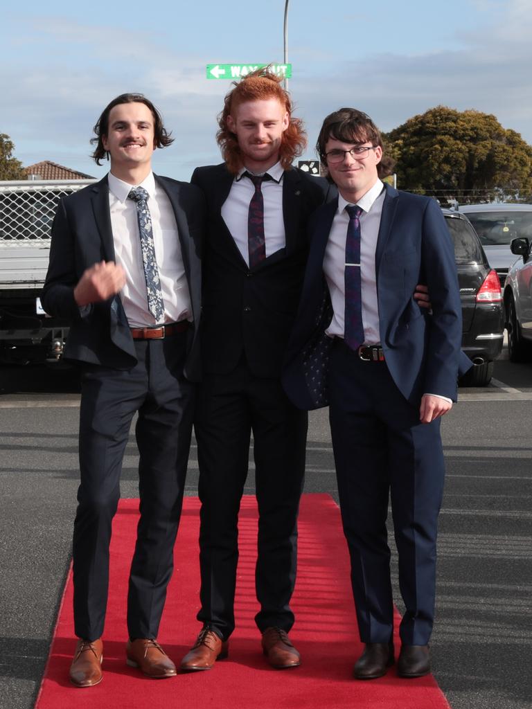 Students step out at the Guilford Young leaver’s dinner at Elwick Racecourse. Picture: Mireille Merlet