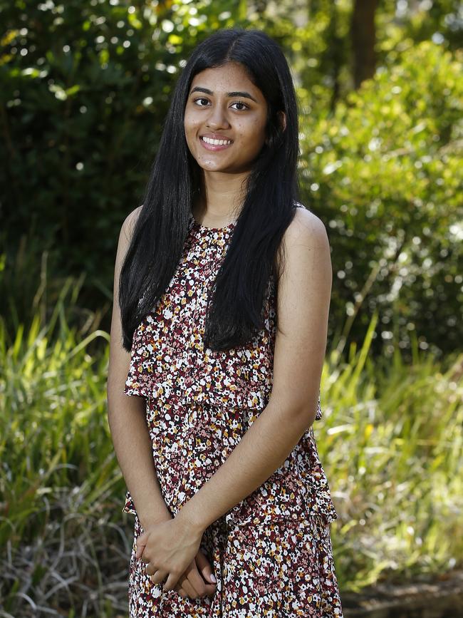 St Paul's Grammar student Dishitha Dasireddy nailed the IB, scoring 44/45. Picture: John Appleyard