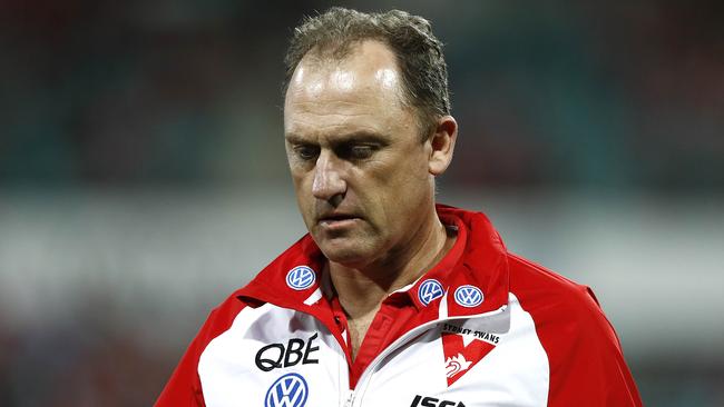 Sydney coach John Longmire has two more years left on his contract. Picture: Getty Images