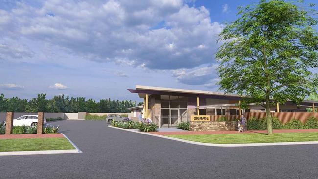 Mock ups of the new childcare centre set to be built on Anzac Hwy at Glenelg East. Picture: Supplied