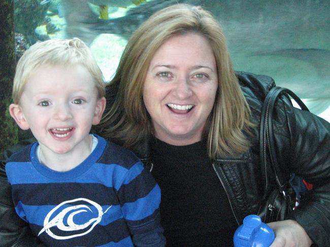 Lachlan Bond pictured with his mother, Erica Bond. Picture: Facebook