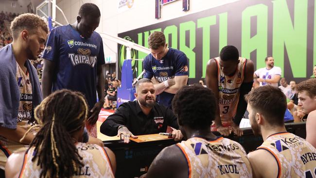 The Taipans opted not to wear the pride logo last season. Picture: Getty Images