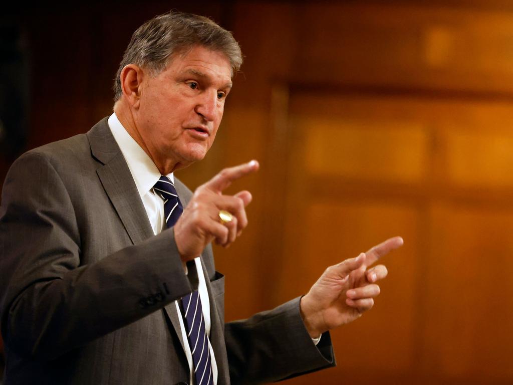 US Senator Joe Manchin wants an alternative to Harris. Picture: AFP