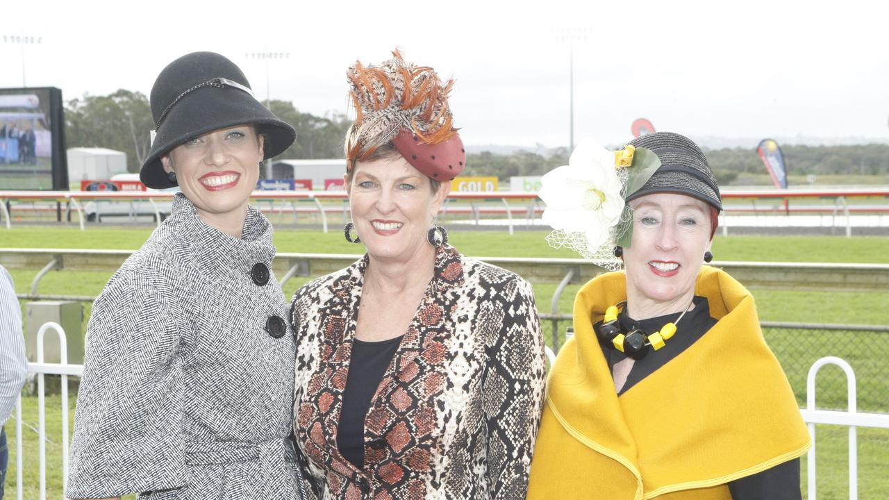 Judges Min Swan, Sandy Aslett and Judy Glen at the 2012 event. Picture: Nicola Brander