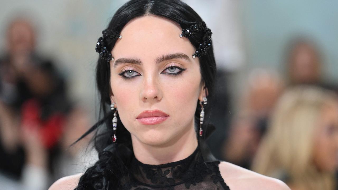 US singer Billie Eilish at the 2023 Met Gala in New York. Picture: Angela Weiss / AFP