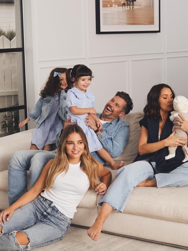 The Wood family were shot by <i>Stellar </i>at their home in Elsternwick, Victoria. Picture: Daniel Nadel for <i>Stellar</i>.