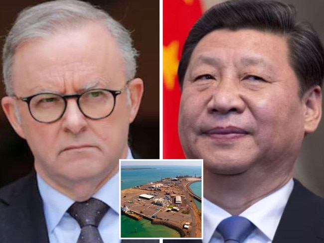Tensions between China and Australia are rising over the Darwin Port deal. Picture: Supplied