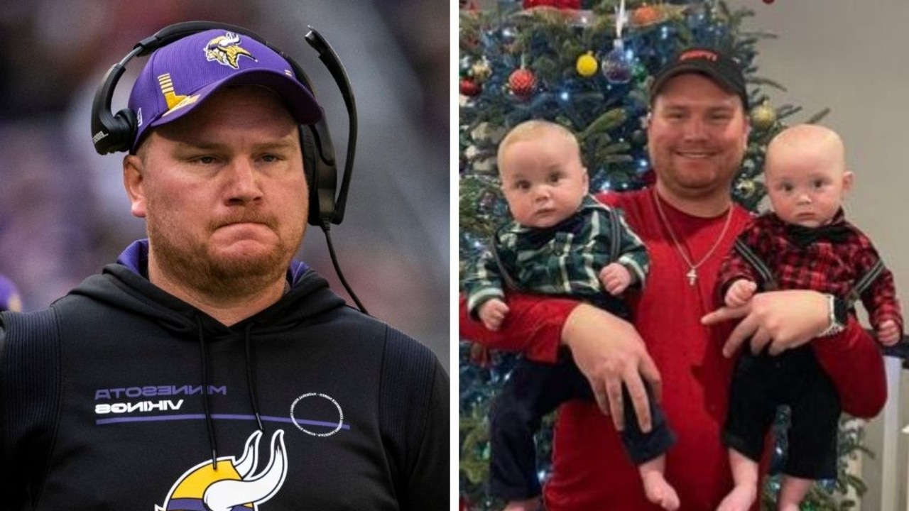 Adam Zimmer, an assistant coach in the NFL and the son of former Vikings head coach Mike Zimmer, has died at age 38. Pictures: Getty, Instagram