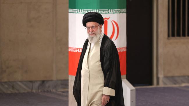 Iran's supreme leader Ayatollah Ali Khamenei.