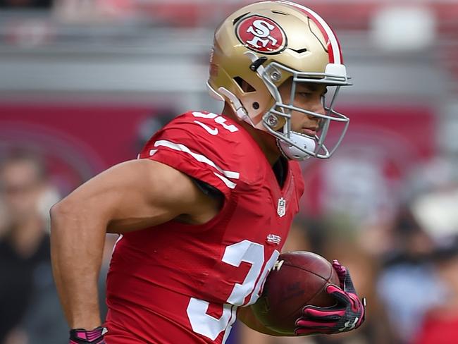 Jarryd Hayne became Australia’s first running back to play in the NFL.