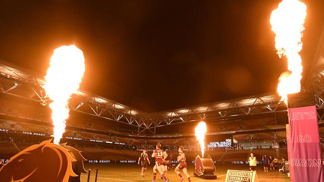 Suncorp Stadium would be the venue for game two of the grand final series. Picture: Bradley Kanaris/Getty Images