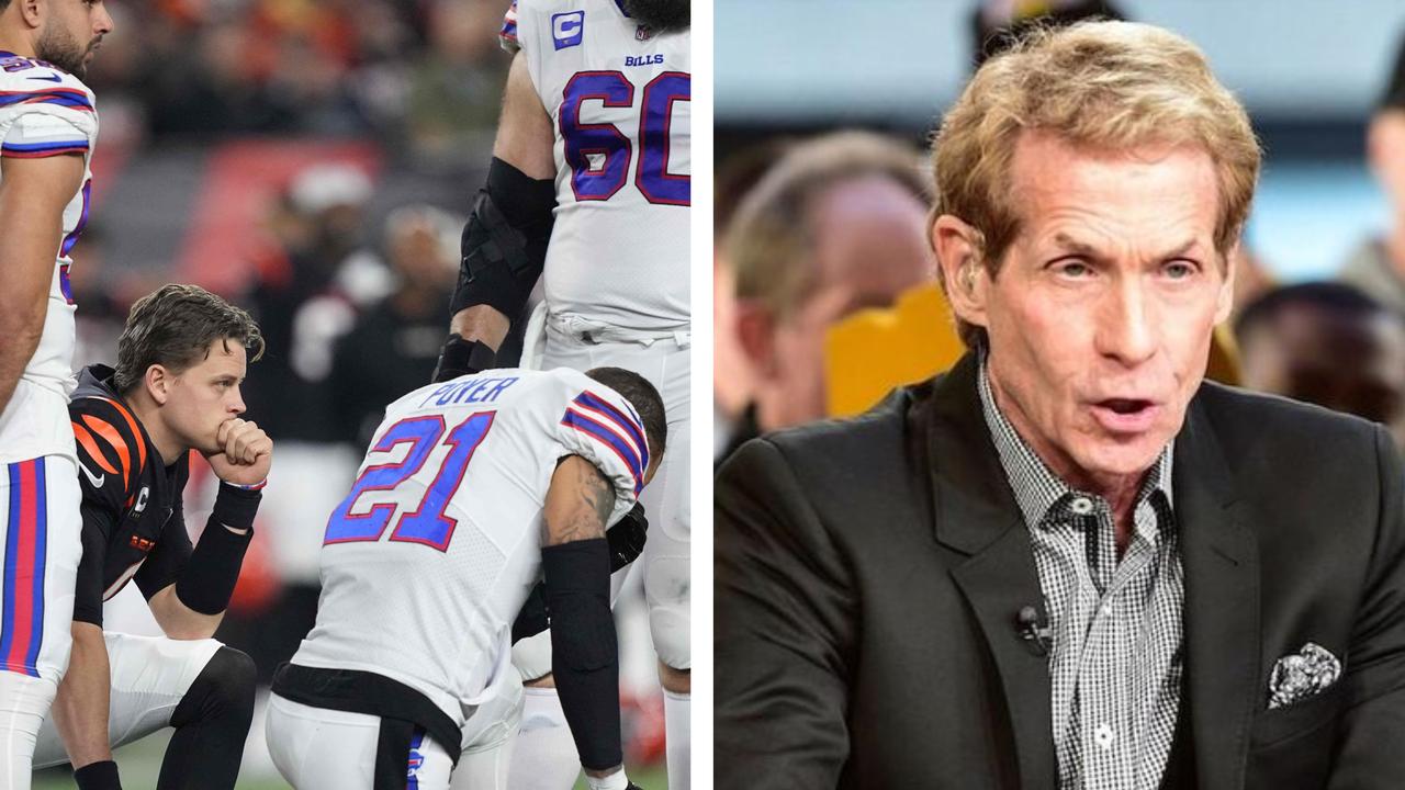 NFL 2023: Damar Hamlin collapses during Buffalo Bills v Cincinnati Bengals,  Skip Bayless tweet, postponement of game, reactions, response, backlash,  social media latest news