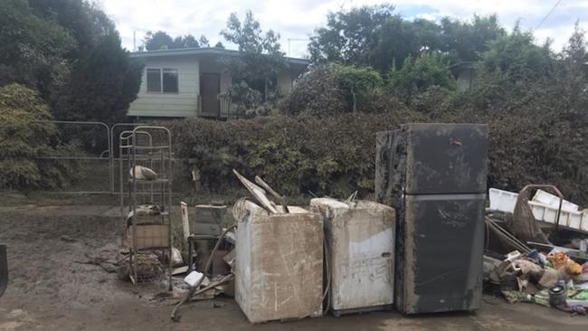 Chris and Ronnella Onyeajum's Enid St, Goodna, house was severely flooded earlier this year