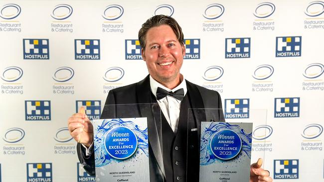 Oliver James at the 2023 Queensland and Northern Territory Awards for Excellence. Picture: Supplied