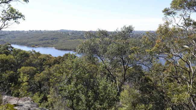 The view of Manly Dam from North Balgowlah.