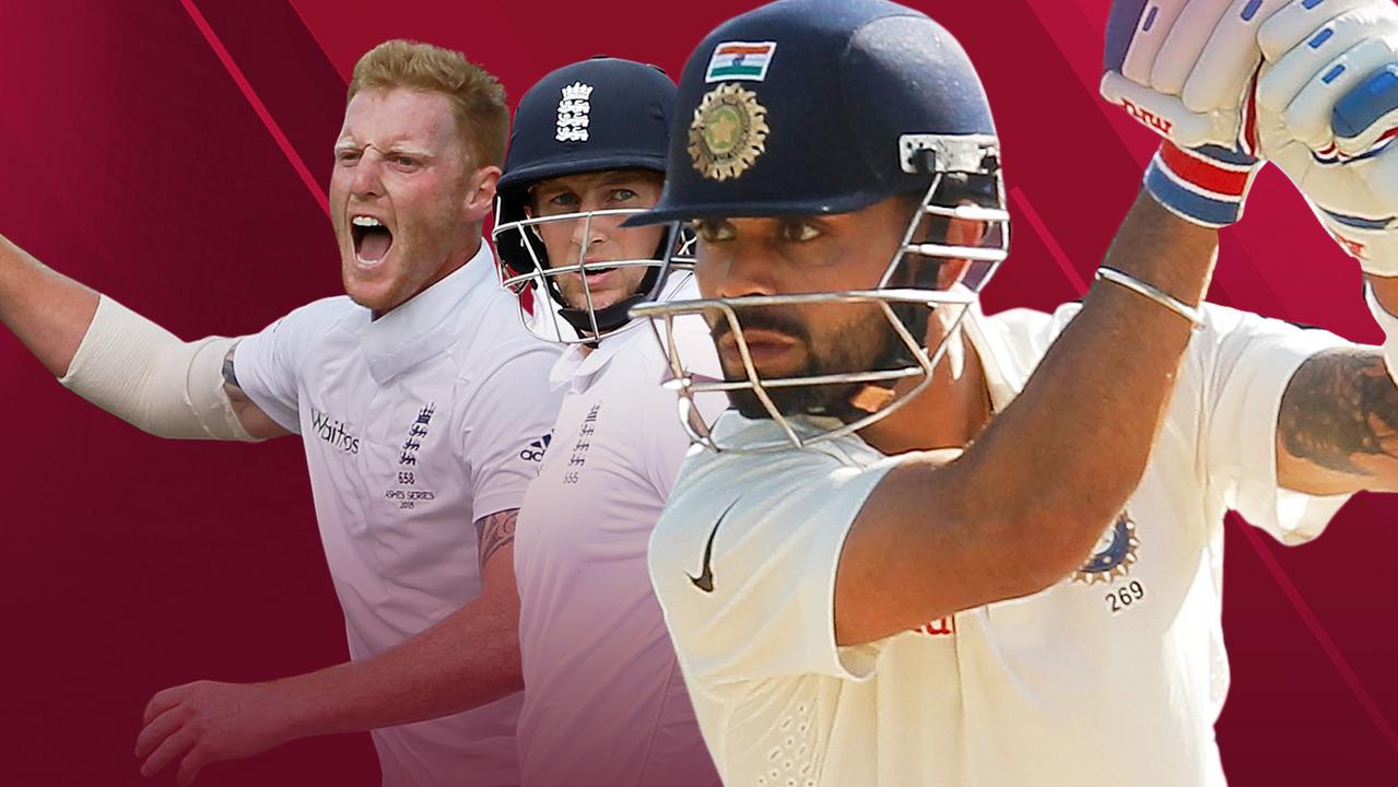 Virat Kohli and Joe Root will face off across five Tests.