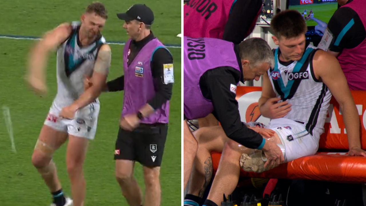 Port Adelaide was hit with injury carnage at the worst possible time.