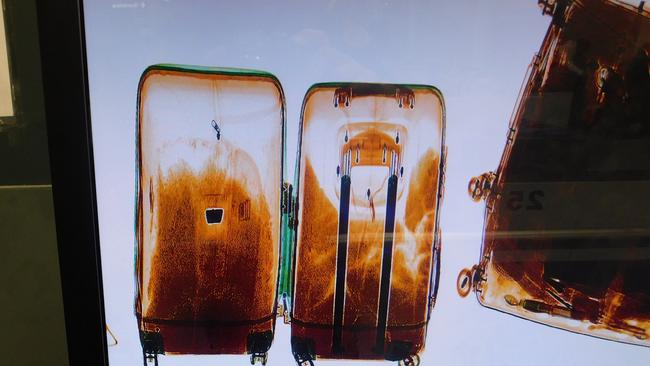 Australian Border Force (ABF) officers X-rayed the man’s bag. Picture: AFP