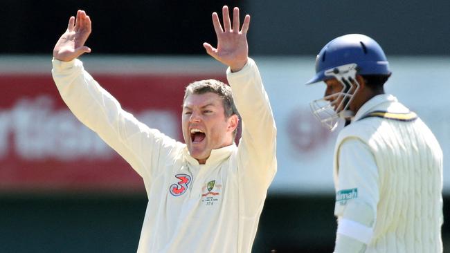 Australian spin-bowler MacGill in action in 2007. Picture: AFP