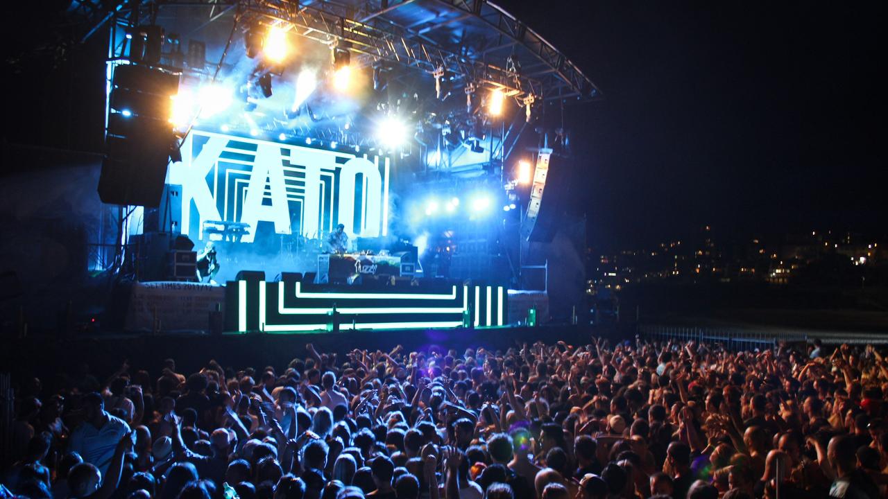 Kato performs at Shore Thing in 2011 – a hint of what could return to Bondi this year. Picture: Attila Szilvasi.