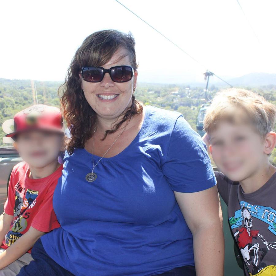 Trish Gowlett hated looking at herself in the mirror. Picture: Trish Gowlett/ SuperFastDiet