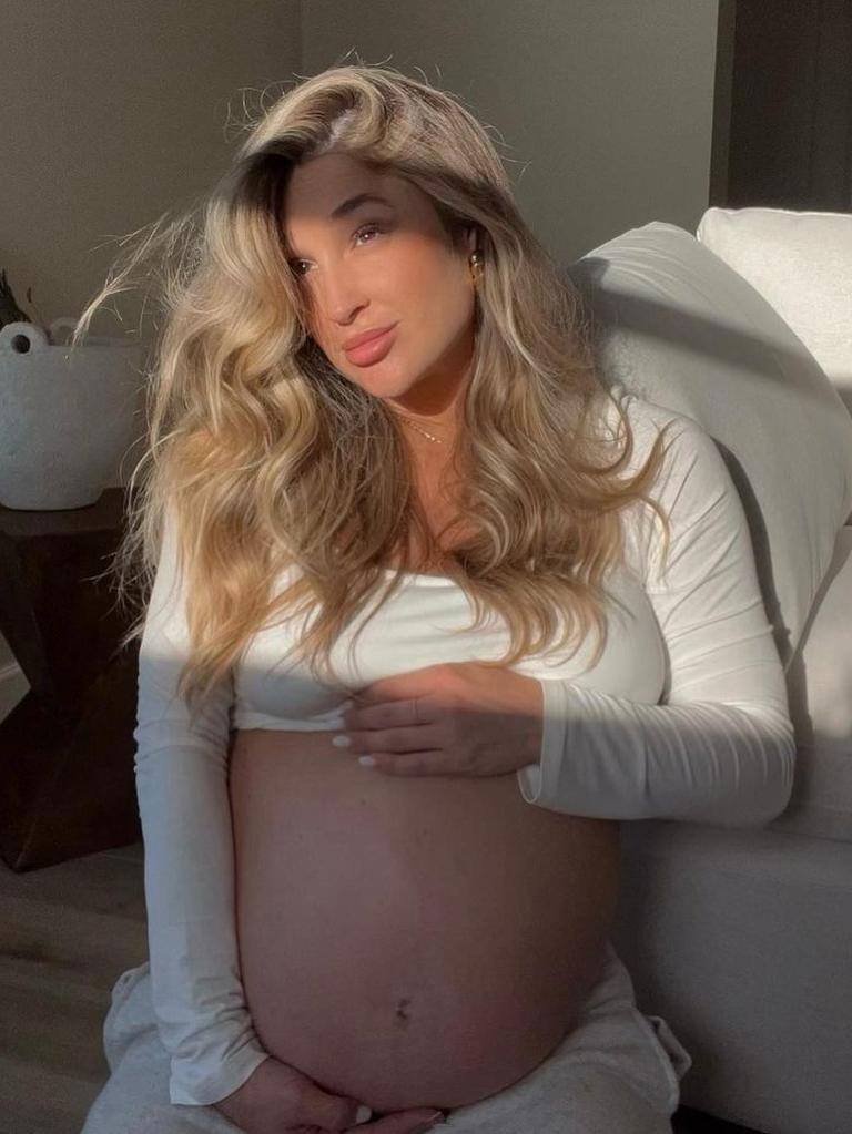 Jackie shared her pregnancy with her 70K Instagram followers. Picture: Instagram