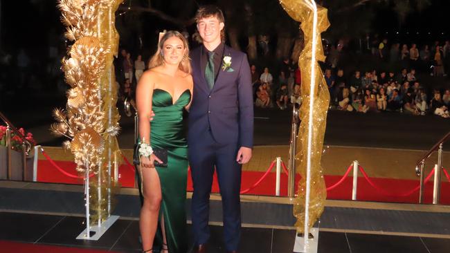 Bella Spence &amp; Jack Harvey at the Xavier Catholic College formal.