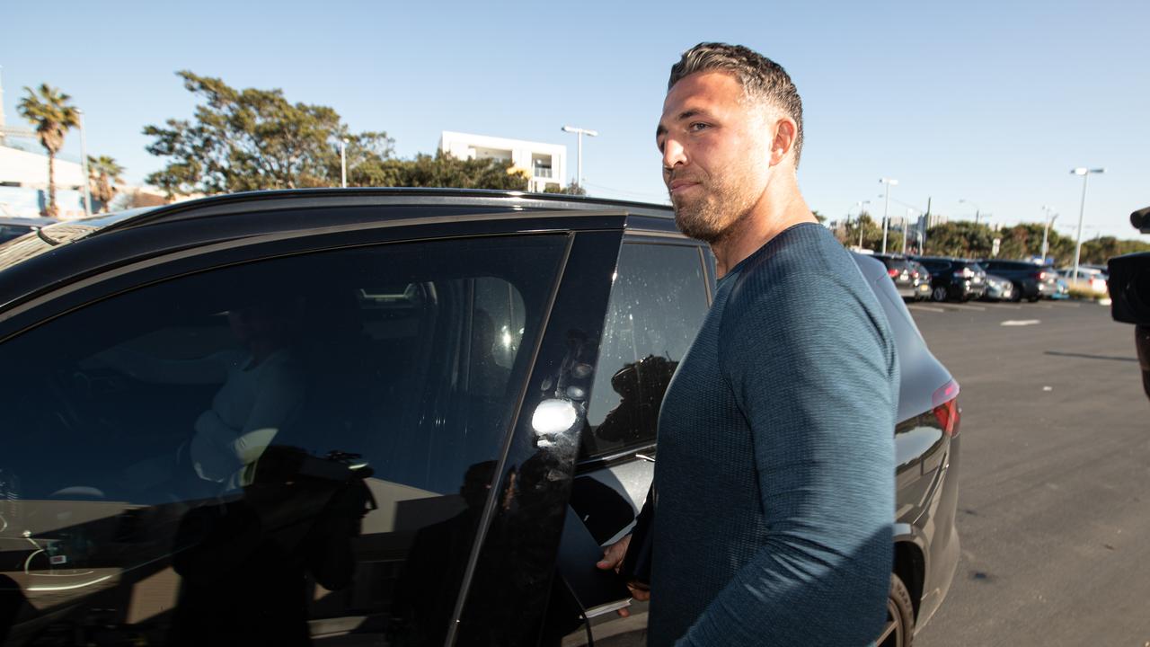 Sam Burgess leaves South Sydney on Wednesday. Picture: Julian Andrews