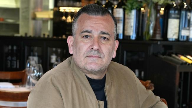 Gauchos restaurant manager Joe Puntureri, after his restaurant was broken in to over the weekend. Picture: Dean Martin