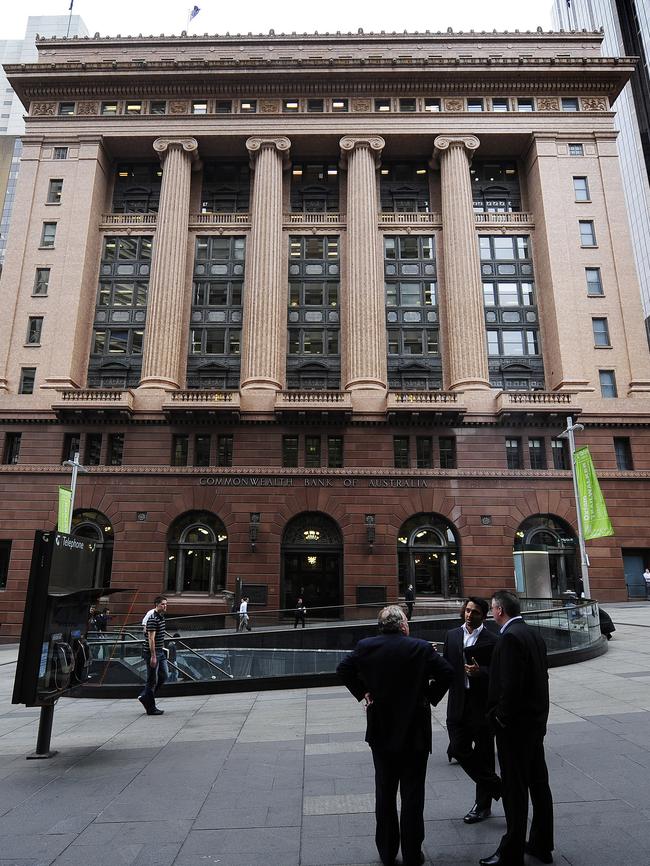 The Commonwealth Bank Australia Martin Place.