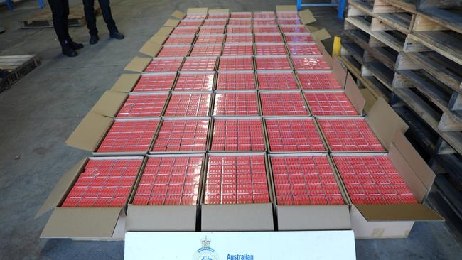 More vapes seized by Australian Border Force.