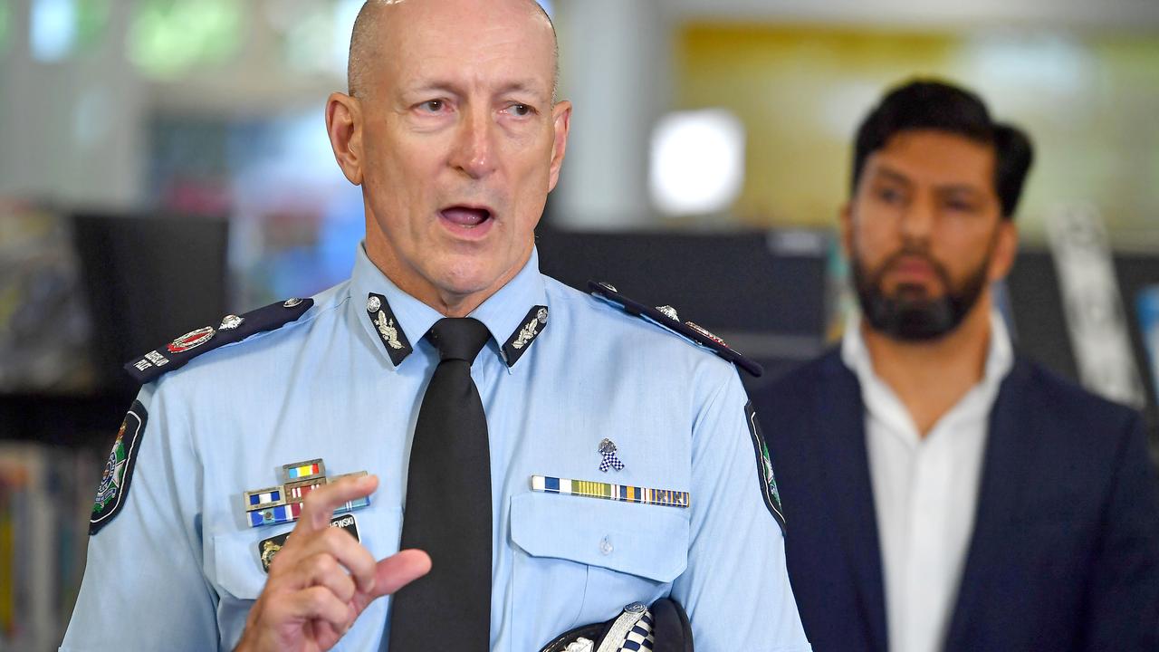 Deputy Commissioner Steve Gollschewski says Queensland Police response times will not be affected by the number of officers now in isolation. Picture: NCA NewsWire / John Gass