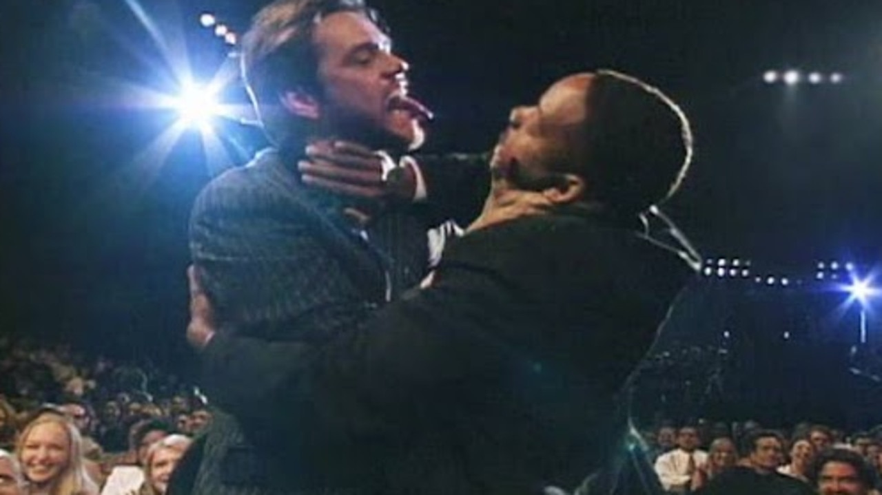 At the MTV Movie Awards 25 years ago, Carrey and Smith appeared to have their own altercation, which some argue was staged.