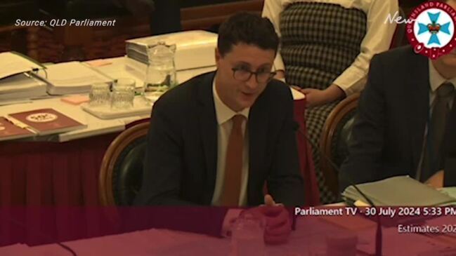 Transport Minister Bart Mellish appearing at State Budget Estimates