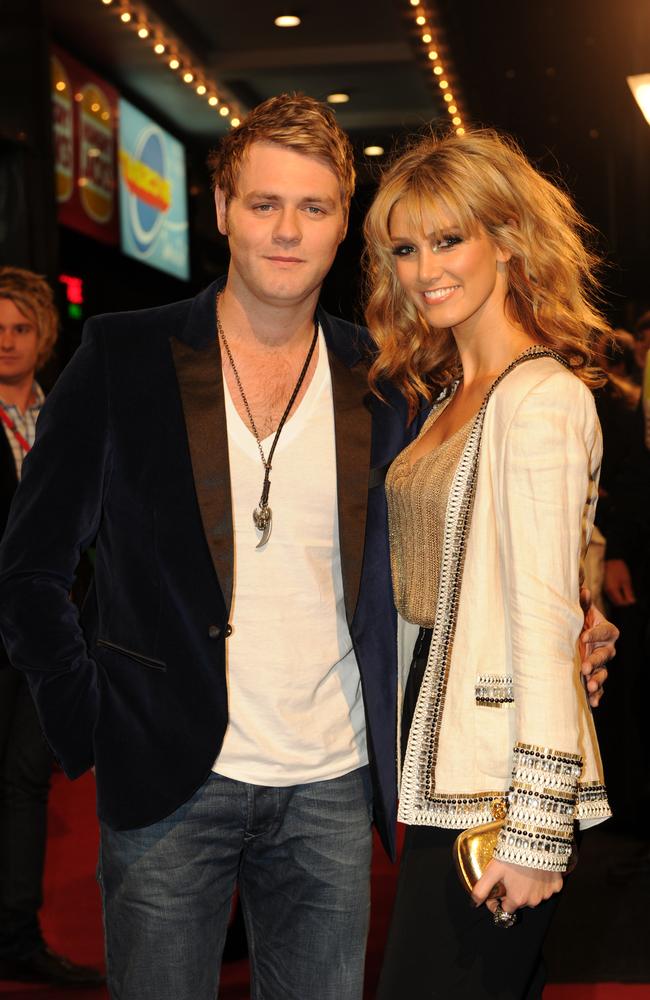 Brian McFadden and Delta Goodrem were together for four years before their split in 2011. Picture from Tracey Nearmy.